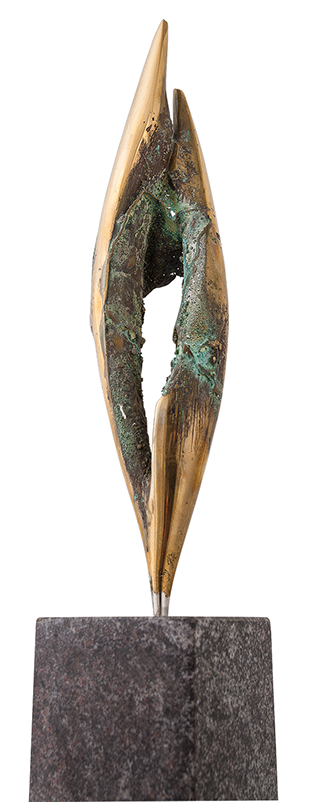 Bronze Skulptur - Dialog andere Perspektive